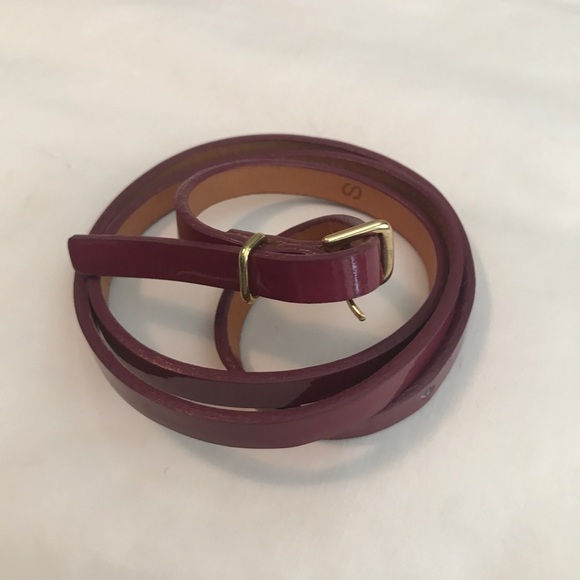 Jcrew leather skinny belt